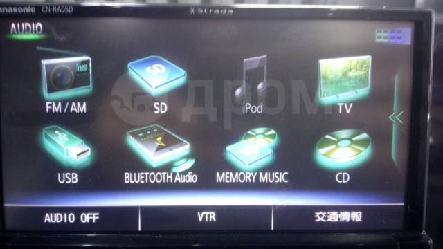 Panasonic Strada CN-RA05D DVD, USB, SD, Bluetooth 2017г, 2