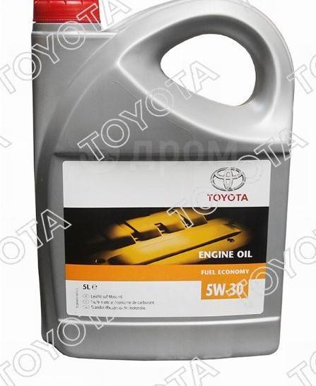 Масло моторное Toyota 5W-30 FE 5Л 08880-80845, синтетическое, 5,00 л ...