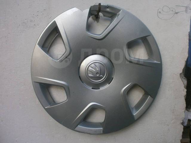 Колпак колеса Skoda Rapid R15 оригинал б/у в наличии, 15", 1 шт, 1 шт ...