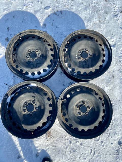 Диски штамповка R-14, Honda, 14", 1 шт, 4x100, штампованный, 4 шт, б/у ...