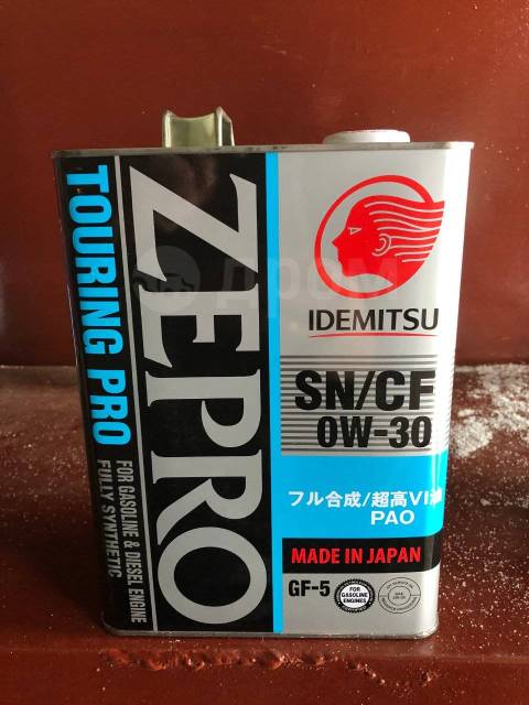 Idemitsu Zepro TouringPRO 0W-30 4л. В наличии, синтетическое, 4,00 л ...