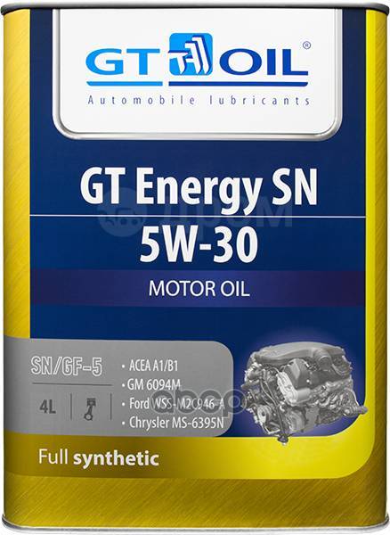 Моторное 5w30 Gt Oil 4л Синтетика Gt Energy Sn GT OIL