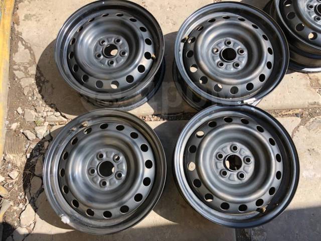 Железные диски Toyota, 15", 1 шт, 5x100, штампованный, 54,1 мм. 4 шт, б ...