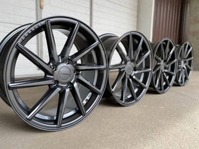 Легендарные вертушки Стиль Vossen CVT на 17 5x114.30 Dark GunMetal, 17 ...