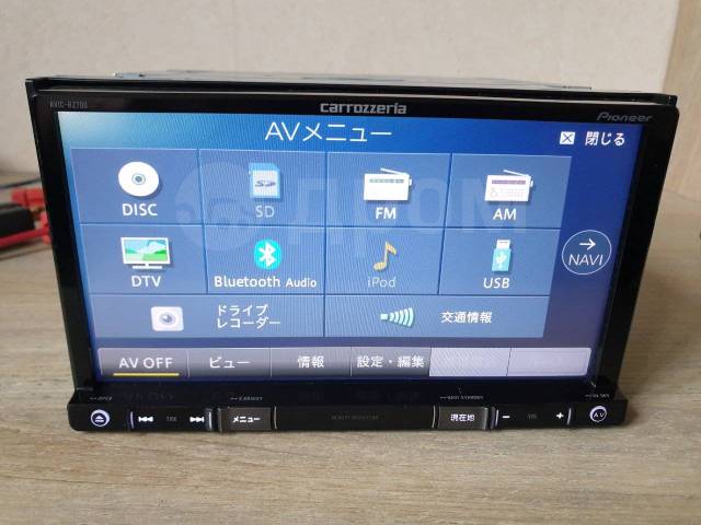 Pioneer Carrozzeria AVIC-RZ700 DVD CD SD USB Bluetooth - Магнитолы во  Владивостоке