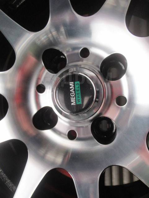 Литой диск R 15 Megami MGM-2 (6.0, +36, 4x100, 60.1; BKF), 15", 2 шт, 1 ...