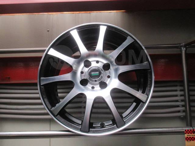 Литой диск R 15 Megami MGM-2 (6.0, +36, 4x100, 60.1; BKF), 15", 2 шт, 1 ...