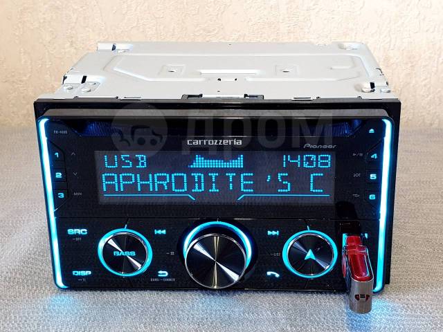 Carrozzeria Pioneer FH-4600 Процессор Bluetooth USB CD FLAC MP3, DIN —  178x100 мм, б/у, в наличии. Цена: 16 000₽ во Владивостоке