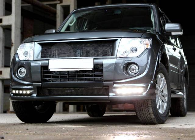 Pajero 4 тюнинг переднего бампера