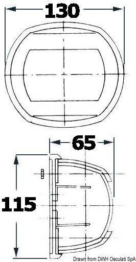   Sphera Design Maxi 20  225 12  15  130 x 65 x 115        20 , Osculati 11.411.73 