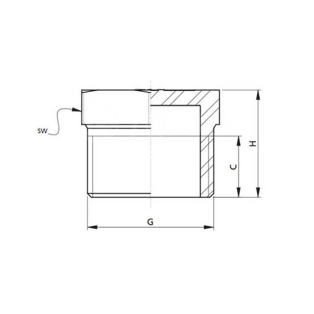      Vetus V-quipment QS050206  1" 