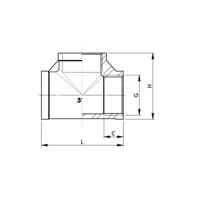  -    Vetus V-quipment QS050303 3/8" "" 