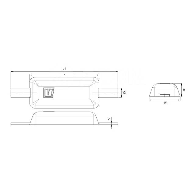   Vetus V-quipment WOA002Z 200 x 70 x 22   