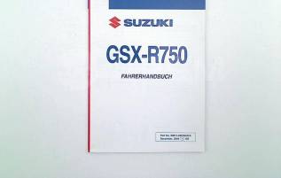  Suzuki GSX R 750 2006-2007 (GSXR750 K6/K7) German 