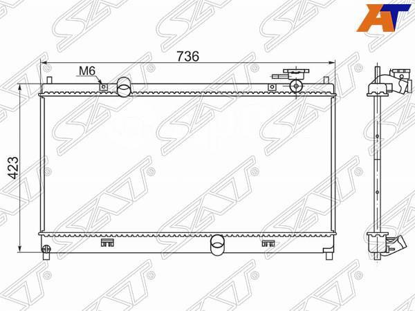 Купить Радиатор Lifan Solano, Lifan Solano 10- LF0001 в Красноярске по ...