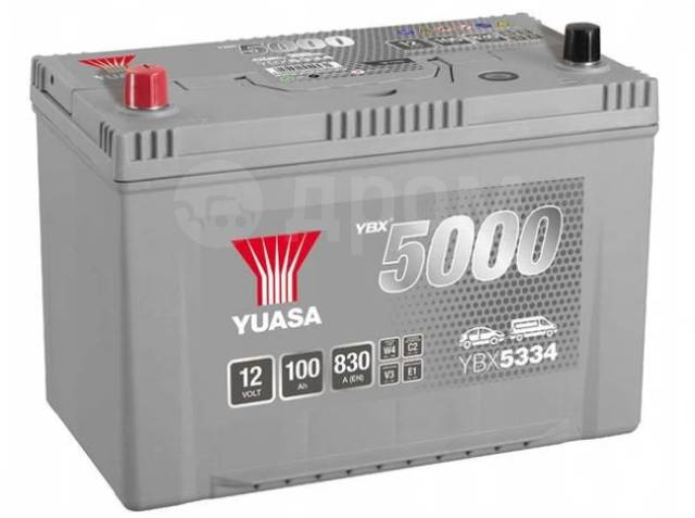 Аккумулятор 12v 95ah 830a как снять пробки Аккумулятор Yuasa YBX5334 D31R 100Ач 830А, сурьмянистый, малосурьмянистый, пряма