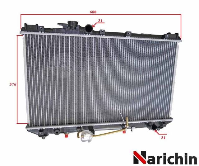 Купить Радиатор охлаждения двигателя 16400-74680 Narichin NDT-1124 в  Иркутске по цене: 140₽ — частное объявление на Дроме