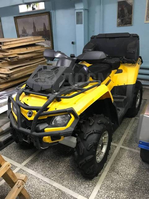 BRP Outlander Max 650 в лесу