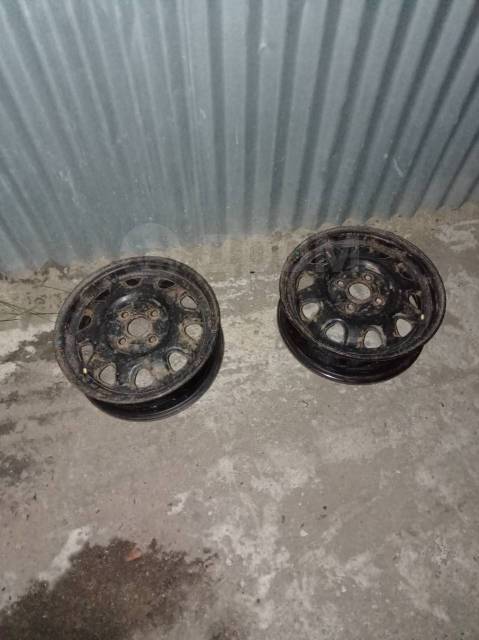 Диски штамповка, Toyota, 14", 1 шт, 4x100, штампованный, 2 шт, б/у, в ...