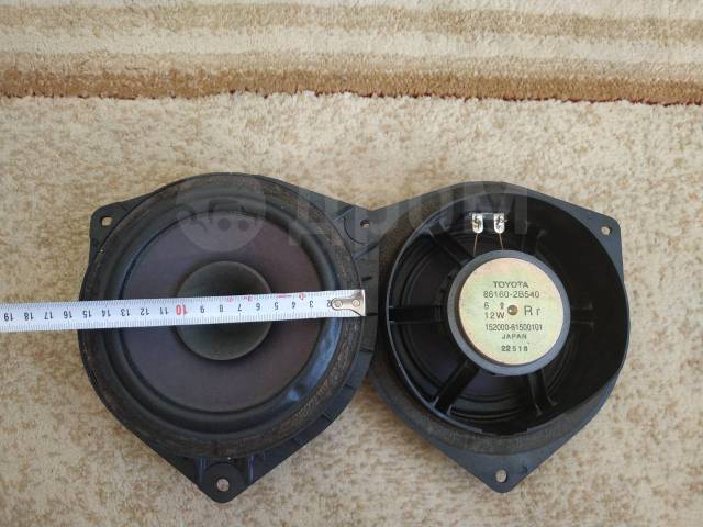 Динамики среднечастотные Toyota, компонентные, 16 x 16 см (6,3 x 6,3 ...