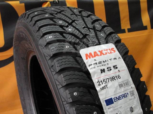 Maxxis Premitra Ice Nord NS5, 215/70 R16, 16", 1 шт, в наличии, 215 мм ...