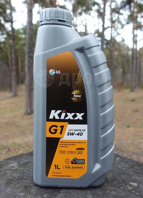 KIXX G1 SN PLUS 5W-40 1л, синтетическое, 1,00 л. бензин, для легковых ...