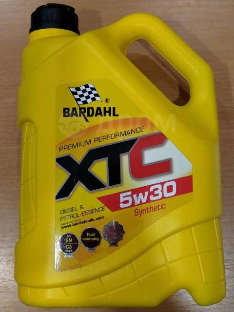 Масло моторное Bardahl XTC 5W30 5L SN / C3, синтетическое, 5,00 л. SN, C3,  бензин, 4-тактный, в наличии. Цена: 6 500₽ в Иркутске