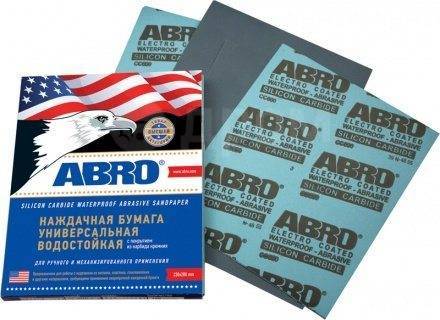 Наждачная бумага-2000 23*28см SA-2000-100 ABRO, новый, в наличии. Цена ...