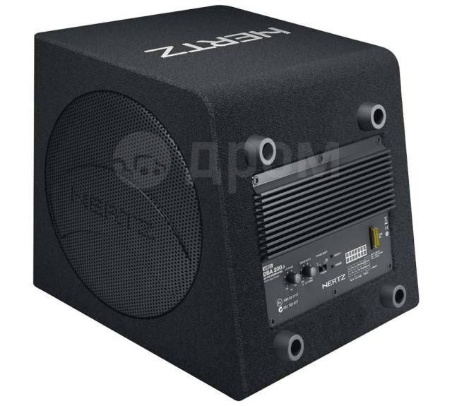 Сабвуфер активный Hertz DBA 200.3, широкополосные, 20 x 20 см (7,9 x 7 ...