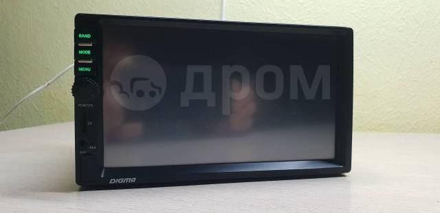 Магнитола Digma DCR-510, 2 DIN — 178x100 мм, б/у, в наличии во Владивостоке