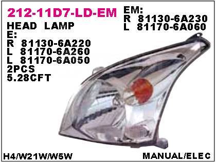 Купить 212-11D7R-LD-EM DEPO Фара R Toyota Land Cruiser Prado FJ120 02 ...