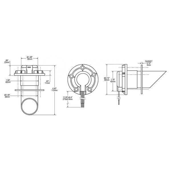   Blue Sea Vessel Systems Monitor 1810 10-32 // 