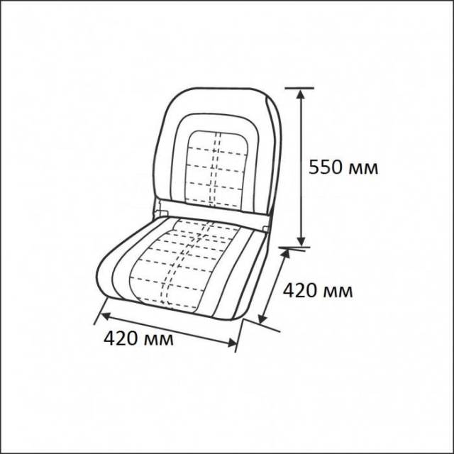   Special High Back Seat, - Newstarmarine 76236GBC 