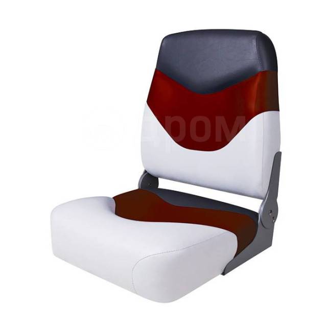    Premium High Back Boat Seat, - Newstarmarine 75128WRC 