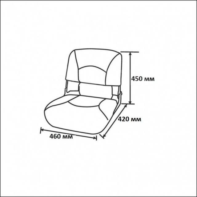      Deluxe All Weather Seat, - Newstarmarine 75113WR 