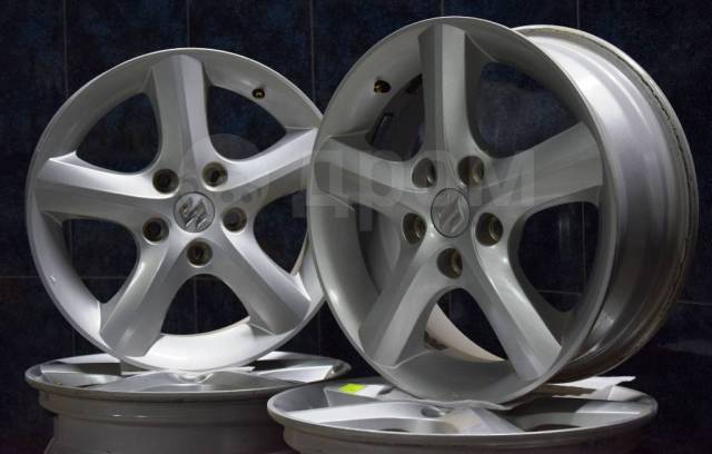 Комплект литых дисков из Японии R16 5*114 Suzuki, 16", 1 шт, 5x114.3 ...