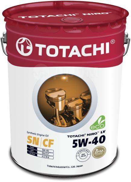 Моторное масло Totachi NIRO LV Synthetic API SN/CF 5W-40 19л ...