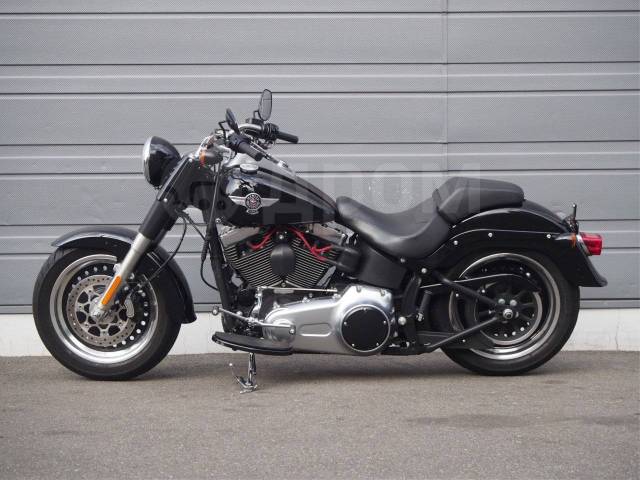 Мотоцикл Harley Davidson FLSTFB Softail Fat Boy Lo 2014 обзор