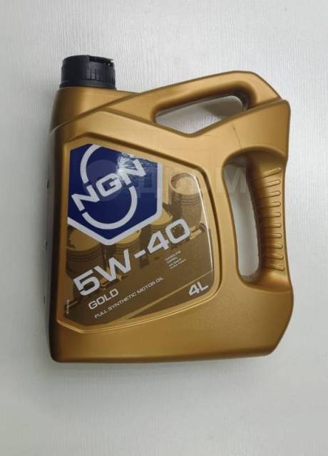 Масло моторное NGN 5W-40 GOLD SN/CF 4л, синтетическое, 4,00 л. CF, SN ...