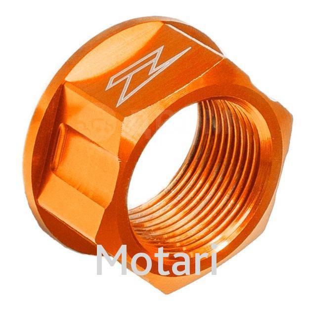     ZETA Axle Nut M25*32-P1.5 H18 KTM 13-22, HQV 17-22 Orange 