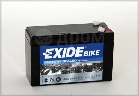  ! +  7Ah 85A 150/65/95 Moto Agm EXIDE . AGM127F 