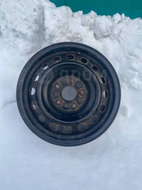 Диски штамповки 5x100 r15, Toyota, 15", 1 шт, 10,00 кг. штампованный ...