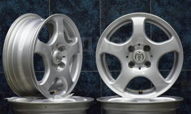 Комплект литых дисков из Японии R14 4*100 Nissan, 14", 1 шт, 4x100 ...