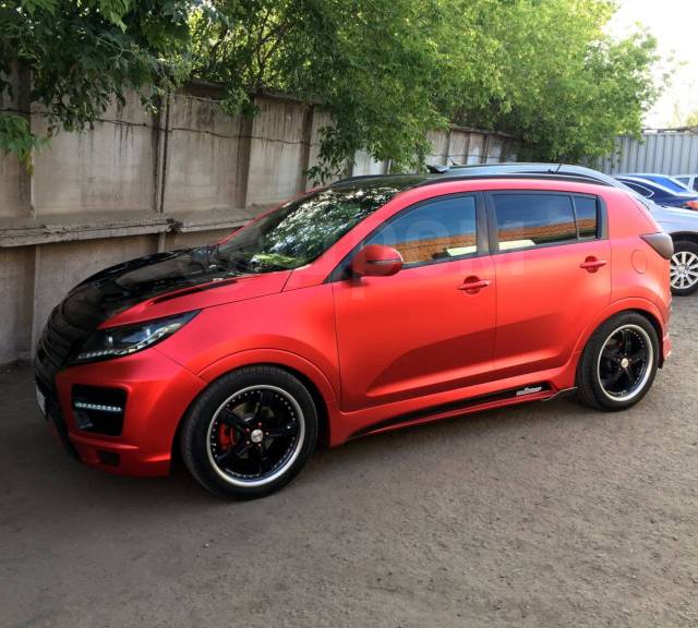 Купить Пороги "JSW style" на KIA Sportage 3 (Киа Спортейдж 3) 2010 ...