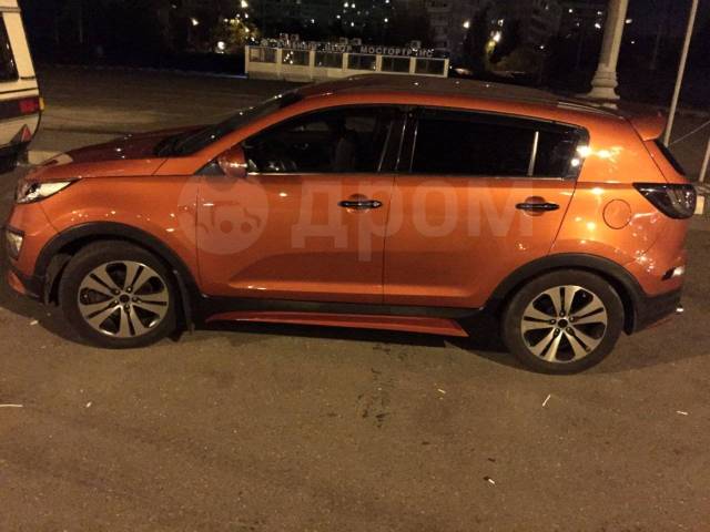 Купить Пороги "JSW style" на KIA Sportage 3 (Киа Спортейдж 3) 2010 ...