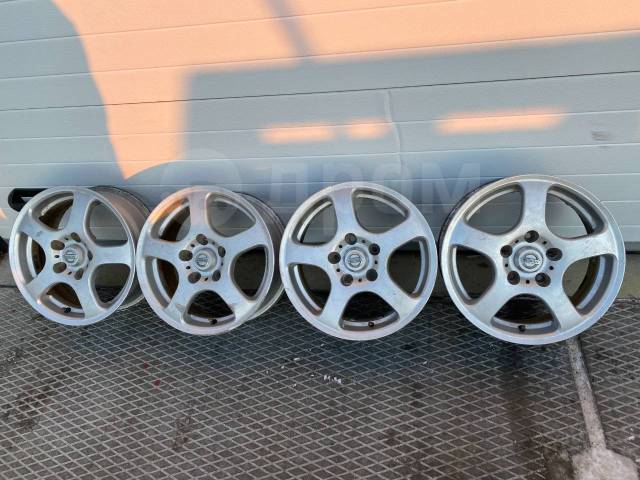 Диски литые Nissan R15, 15", 1 шт, 5x114.3, литой, 65,0 мм. 4 шт, б/у ...
