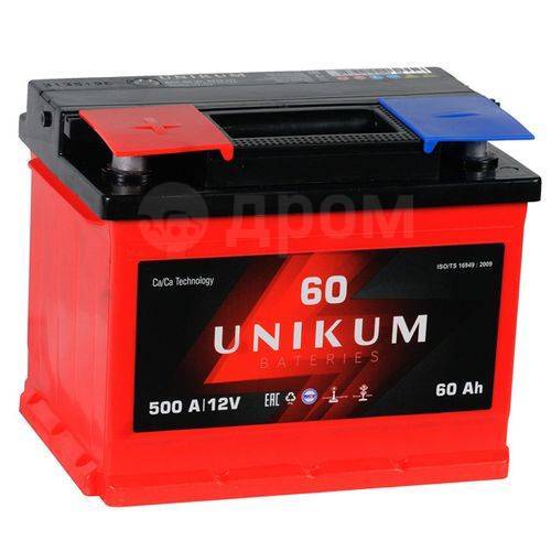 Аккумулятор unikum 75 ah