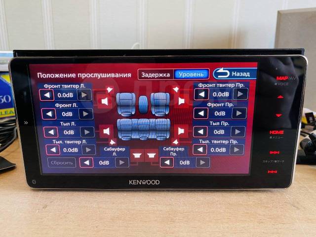 Kenwood MDV-M906HDW LDAC Bluetooth USB, 2 DIN — 178x100 мм, б/у, в