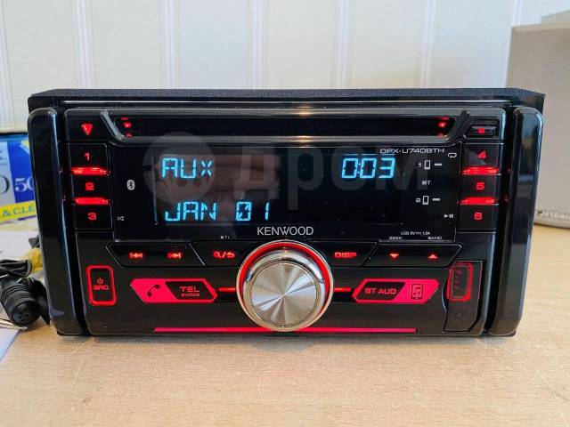 KENWOOD DPX-U740BTH　 Bluetooth Kenwood DPX-U740BTHS USB, Bluetooth, AUX MP3 / CD, 2 DIN