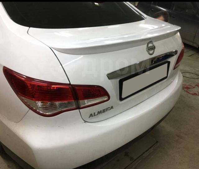 nissan almera g15 спойлер